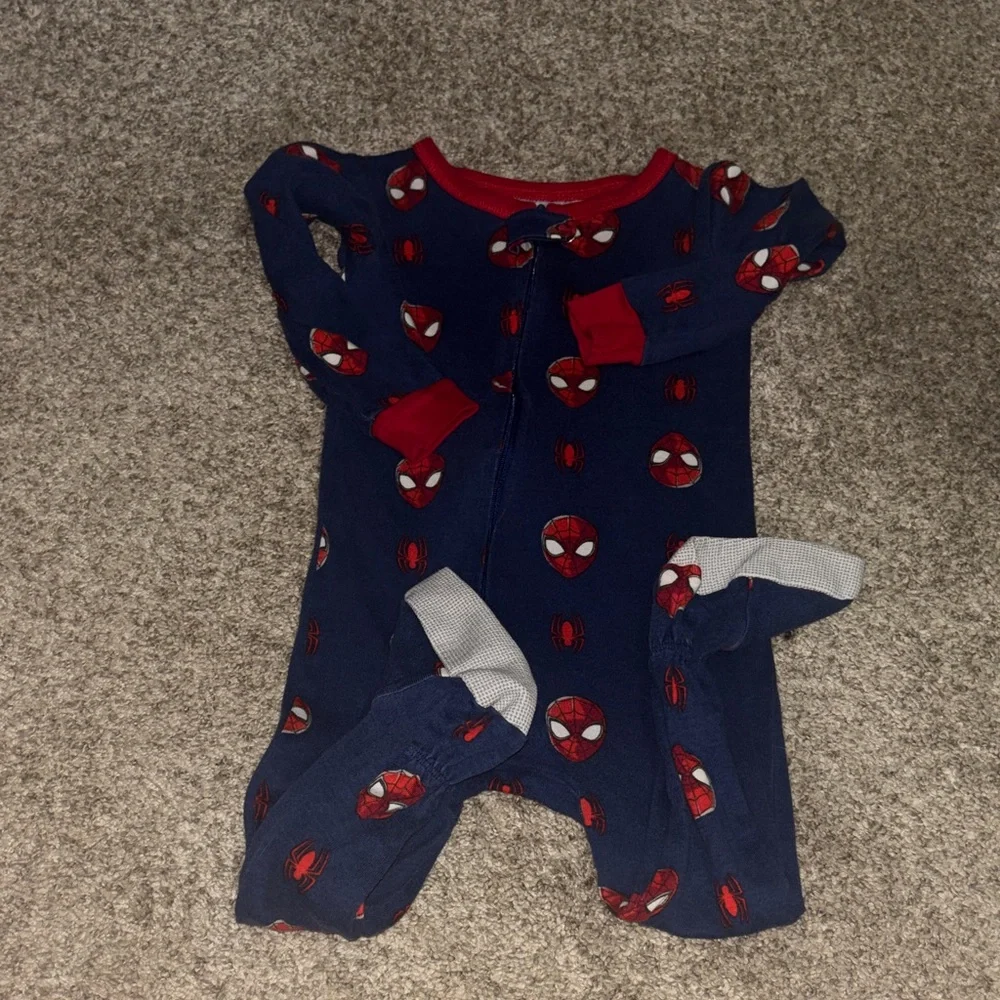 Carter's Navy and Red Kids Pajamas